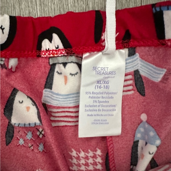 Secret Treasures Christmas Penguin Pajama Set - Picture 9 of 9
